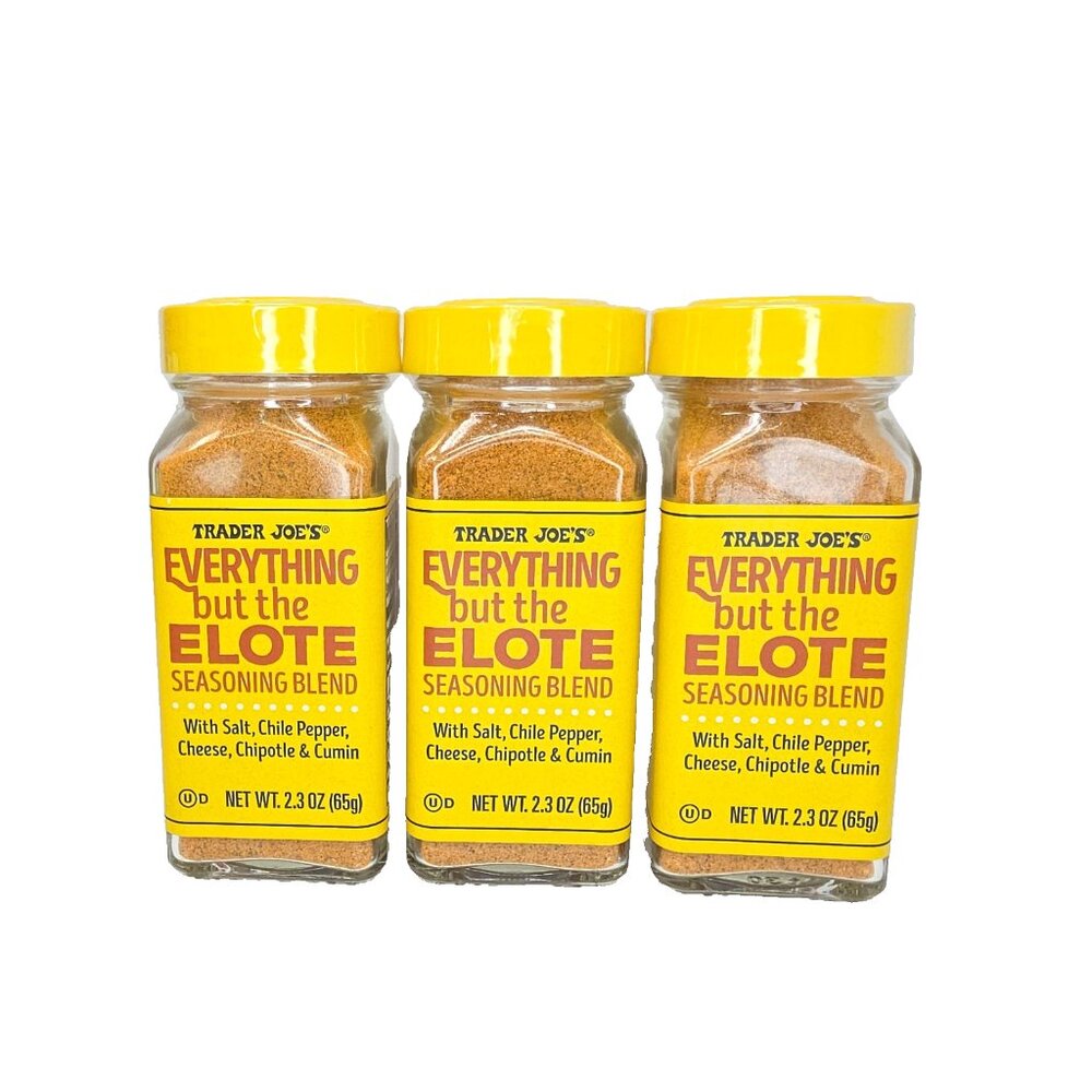 3 Pack Trader Joes Everything But The Elote Seasoning Blend 2.3oz (65g) Each